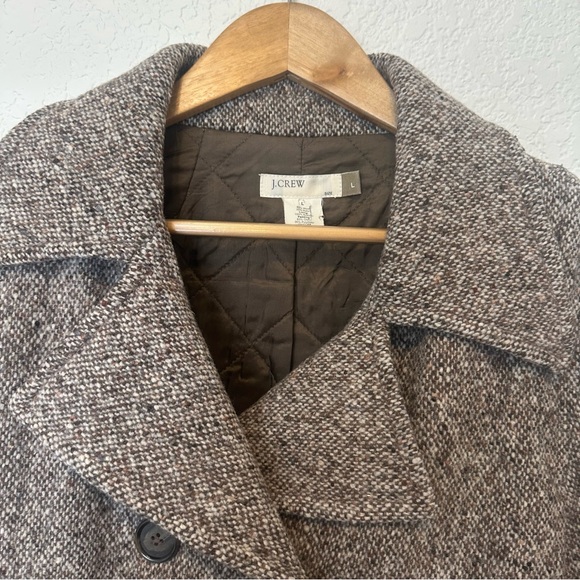 J Crew Tweed Double-Breasted Pea Coat - Picture 2 of 9